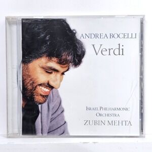 Andrea Bocelli Verdi CD Israel Philharmonic Orchestra Zubin Mehta 2894646002